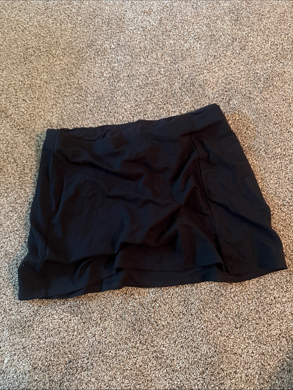 American Eagle Black Athletic Skort - Solid Black Size L